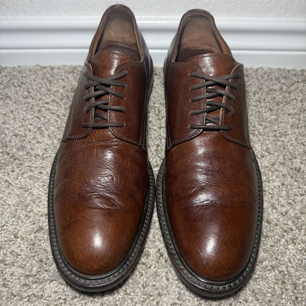 Bacco Bucci Men’s Brown Leather Dress Shoes Size 10.5